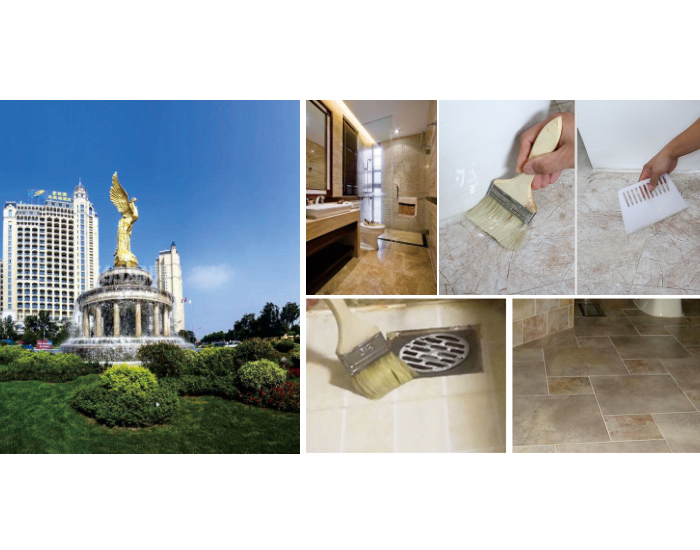 碧桂鳳凰城衛生間晶剛膜施工